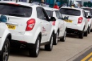 Silverstone Classic 2016, 29th-31st July, 2016,Silverstone Circuit, Northants, England. SsangYong Shuttles Copyright Free for editorial use only