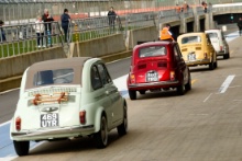 Silverstone Classic Media Day 2017,
Silverstone Circuit, Northants, England. 23rd March 2017.
Abarth 500 Owners.
Copyright Free for editorial use.