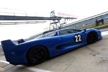 Silverstone Classic Media Day 2017,
Silverstone Circuit, Northants, England. 23rd March 2017.
Jaguar XJ220.
Copyright Free for editorial use.