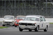 Silverstone Classic 28-30 July 2017At the Home of British MotorsportJohn Fitzpatrick U2TCGOFF Max, GOFF Ian, BMW 1800 Ti Free for editorial use onlyPhoto credit –  JEP