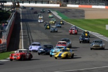 Silverstone Classic 
28-30 July 2017
At the Home of British Motorsport
RAC Tourist Trophy for Pre 63 GT
CORFIELD Martyn, Austin Healey
Free for editorial use only
Photo credit –  JEP
