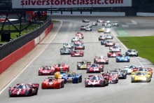 Silverstone Classic 
28-30 July 2017
At the Home of British Motorsport
FIA Masters Sportscars
Start of the race
Free for editorial use only
Photo credit –  JEP
