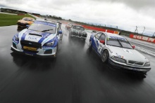 Silverstone Classic (20-21 July 2018) Preview Day, 
2 May 2018, At the Home of British Motorsport.
BTCC Cars at the Silverstone Classic, Jason Plato, Team BMR Subaru Levorg GT and Rickard Rydell, Volvo 
Free for editorial use only. Photo credit - JEP

 

