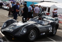 Silverstone Classic 20-22 July 2018At the Home of British Motorsport52 John Spiers, Lister Jaguar KnobblyFree for editorial use onlyPhoto credit – JEP