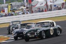 Silverstone Classic 
20-22 July 2018
At the Home of British Motorsport
119 Richard Hudson/Clive Morley, Austin Healey 3000 
Free for editorial use only
Photo credit – JEP