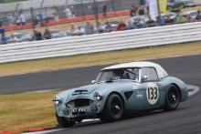 Silverstone Classic 
20-22 July 2018
At the Home of British Motorsport
133 Alex Bell/Julian Thomas, Austin Healey 3000
Free for editorial use only
Photo credit – JEP