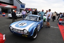 Silverstone Classic 
20-22 July 2018
At the Home of British Motorsport
17 Julian Balme/James Mitchell, Triumph TR4
Free for editorial use only
Photo credit – JEP