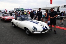 Silverstone Classic 
20-22 July 2018
At the Home of British Motorsport
43 Gregor Fisken/Sam Hancock, Jaguar E-type
Free for editorial use only
Photo credit – JEP