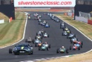 Silverstone Classic 20-22 July 2018At the Home of British MotorsportAston Martin Safety CarFree for editorial use onlyPhoto credit – JEP