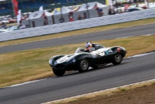 Silverstone Classic 
20-22 July 2018
At the Home of British Motorsport
36 Rod Barrett/Jay Shepherd, Jaguar D-type
Free for editorial use only
Photo credit – JEP