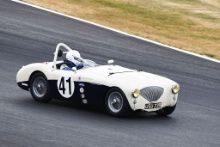 Silverstone Classic 
20-22 July 2018
At the Home of British Motorsport
41 Nick Brayshaw/Sam Tordoff, Austin-Healey 100M
Free for editorial use only
Photo credit – JEP