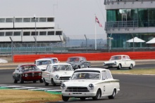 Silverstone Classic 
20-22 July 2018
At the Home of British Motorsport
13 Andy Wolfe/Rob Huff, Ford Lotus Cortina
Free for editorial use only
Photo credit – JEP