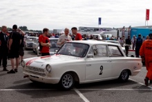 Silverstone Classic 
20-22 July 2018
At the Home of British Motorsport
2 Richard Dutton/Neil Brown, Ford Lotus Cortina
Free for editorial use only
Photo credit – JEP