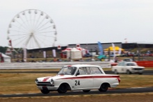 Silverstone Classic 
20-22 July 2018
At the Home of British Motorsport
24 Rob Myers/Benji Hetherington, Ford Lotus Cortina
Free for editorial use only
Photo credit – JEP