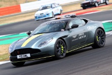 Silverstone Classic 20-22 July 2018At the Home of British MotorsportAston Martin Safety CarFree for editorial use onlyPhoto credit – JEP