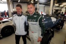 Silverstone Classic (27-29 July 2019) Preview Day,
10th April 2019, At the Home of British Motorsport.
Bentley, Guy Smith and Tom Kristensen 
Free for editorial use only. Photo credit - JEP
