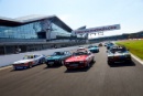 Silverstone Classic (27-29 July 2019) Preview Day,
10th April 2019, At the Home of British Motorsport.
Ford Capri 50th Anniversary tracking
Free for editorial use only. Photo credit - JEP