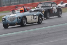 Silverstone Classic 2019
133 KENNELLY Paul, GB, Austin-Healey 100M
At the Home of British Motorsport. 26-28 July 2019
Free for editorial use only 
Photo credit – JEP