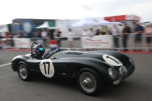Silverstone Classic 2019
17 WAKEMAN Frederic, GB, BLAKENEY-EDWARDS Patrick, GB, Jaguar C-type
At the Home of British Motorsport. 26-28 July 2019
Free for editorial use only 
Photo credit – JEP