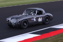 Silverstone Classic 2019
44 THORNE Mike, GB, BENNETT-BAGGS Sarah, GB, Austin-Healey 100/4
At the Home of British Motorsport. 26-28 July 2019
Free for editorial use only 
Photo credit – JEP