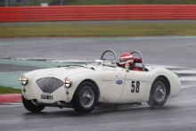 Silverstone Classic 2019
58 STANLEY David, GB, Austin-Healey 100 Le Mans
At the Home of British Motorsport. 26-28 July 2019
Free for editorial use only 
Photo credit – JEP