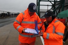 Silverstone Classic 2019MarshalsAt the Home of British Motorsport. 26-28 July 2019Free for editorial use only Photo credit – JEP