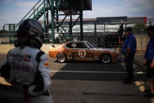Silverstone Classic 2019
3 HART David, NL, HART Olivier, NL, Ford Capri RS3100
At the Home of British Motorsport. 26-28 July 2019
Free for editorial use only
Photo credit – JEP