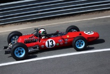 Silverstone Classic 2019Jo Colasacco 1965 F1 Ferrari At the Home of British Motorsport. 26-28 July 2019Free for editorial use only Photo credit – JEP