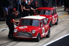 Silverstone Classic 2019
24 HAGAN James, IE, MAWHINNEY Stephen, GB, Morris Mini Cooper S
At the Home of British Motorsport. 26-28 July 2019
Free for editorial use only 
Photo credit – JEP