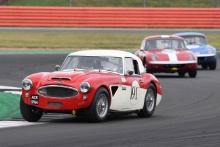 Silverstone Classic 2019
191 HOLME Mark, GB, GREENSALL Nigel, GB, Austin Healey 3000 Mk II
At the Home of British Motorsport. 26-28 July 2019
Free for editorial use only 
Photo credit – JEP