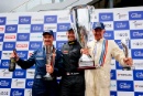 The Classic, Silverstone 2021 Race 1 Podium (l-r) 45 Jamie Constable / Tyrrell 011, 8 Michael Lyons / Ensign N180B, 7 Mike Cantillon / Williams FW07CAt the Home of British Motorsport. 30th July – 1st August Free for editorial use only
