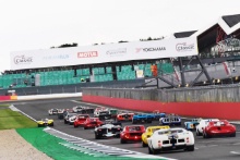 The Classic, Silverstone 2021 Start, Masters At the Home of British Motorsport. 30th July – 1st August Free for editorial use only