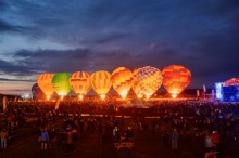 The Classic 2021Entertainment - Balloon GlowAt the Home of British Motorsport. 30 July-1 August 2021Free for editorial use onlyPhoto credit - Mike Massaro