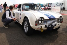 The Classic, Silverstone 2022At the Home of British Motorsport. 26th-28th August 2022 Free for editorial use only 111 Ben Cussons - Triumph TR4