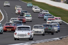 The Classic, Silverstone 2022
At the Home of British Motorsport. 
26th-28th August 2022 
Free for editorial use only 
1 Richard Dutton / Neil Brown - Ford Lotus Cortina