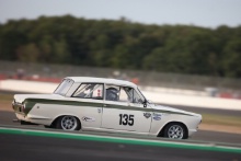 The Classic, Silverstone 2022
At the Home of British Motorsport. 
26th-28th August 2022 
Free for editorial use only 
135 Peter Reynolds - Daniel Quintero CO Ford Lotus Cortina