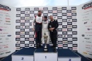 Silverstone Festival, Silverstone 2023
25th-27th August 2023
Free for editorial use only
Podium (l-r) 16 Max Goff / Ian Goff - Ford Sierra Cosworth RS500, 53 Wim Kuijl - Ford Capri, 123 Ric Wood - Nissan Skyline GT-R