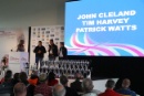 Patrick Watts, John Cleland and Tim Harvey