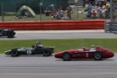 David Brabham and Stirling Moss lead the Parade of Grand Prix Cars