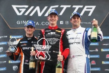 Josh Rattican - Elite Motorsport Ginetta G55, James Kellett, Steve Roberts - Rob Boston Racing Ginetta G55