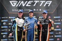 Adam Smalley - Elite Motorsport Ginetta G55, Tom Emson, Josh Rattican - Elite Motorsport Ginetta G55