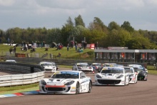 Carl Breeze (GBR) HHC Motorsport leads at the start