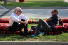 David Richards and Gerhard Berger