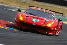 #82 Risi Competizione Ferrari 488 GTE: Toni Vilander, Giancarlo Fisichella, Pierre Kaffer

