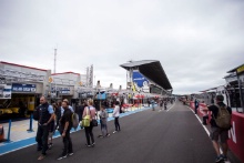 Le Mans pit lane