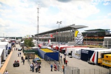 The Le Mans paddock