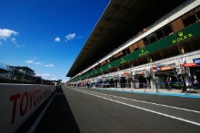 The Le Mans pit lane