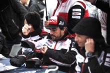 #8 Toyota Gazoo Racing Toyota TS050:  Fernando Alonso at the autograph session
