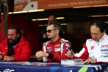 #70 MR Racing Ferrari 488 GTE: Motoaki Ishikawa, Olivier Beretta, Kei Cozzolino