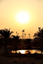 Bahrain International Circuit at sunset